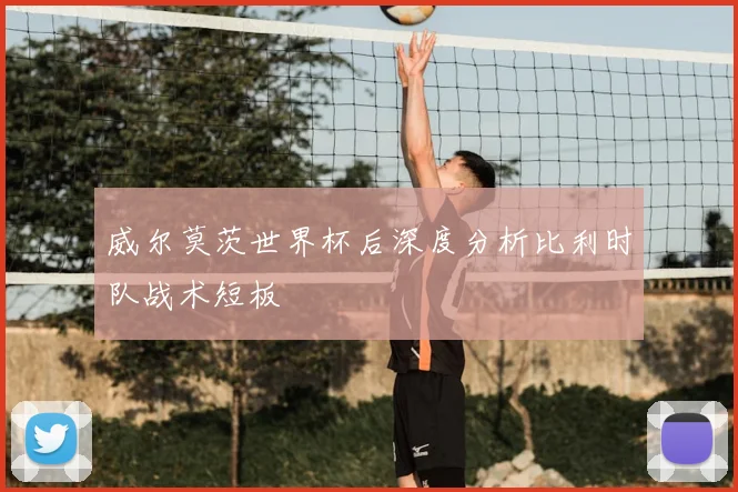 威尔莫茨世界杯后深度分析比利时队战术短板